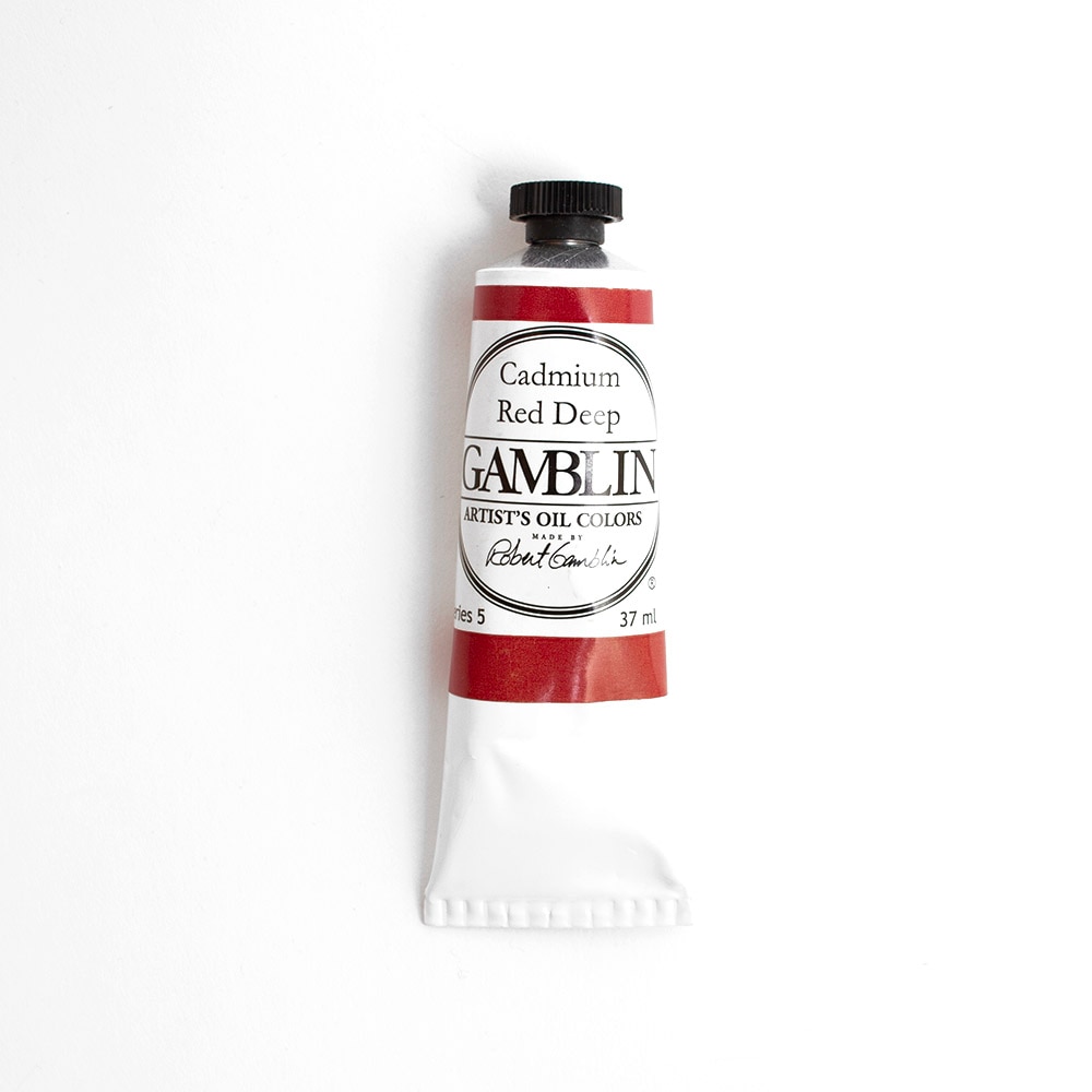 Gamblin, Oil, Art & School, Artist Grade, Paint, 37ml, 45670, Cadmium Red Deep